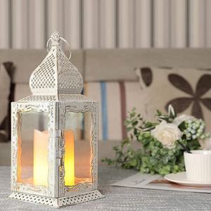 Golden <b>Brass</b> Hexagonal Moroccan <b>Lantern</b> with Intricate Cut-Out Design for Home Decoration - Product Image 2