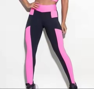 Leggings de Yoga para Mujer, Cintura Alta, Sin Costuras, Transpirables, con Bolsillos, Cierre de Tirón, Material Spandex/Nylon - Product Image 2