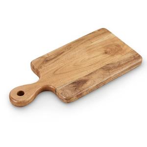 Tabla de Cortar de Madera de Acacia, Construcción Resistente y Gruesa, Mango de Fácil Agarre, Superficie Apta para Cuchillos, para Cortar, Servir y Uso en la Cocina - Product Image 5