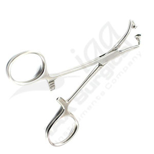 เครื่องมือผ่าตัด IAA SURGICAL INSTRUMENTS คีมหนีบผ้าผ่าตัดแบบใช้มือทำจากสแตนเลส พร้อมหัวบอลซ็อกเก็ต ขนาด 14 ซม. ได้รับการรับรองมาตรฐาน CE - Product Image 4