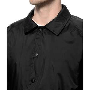 เสื้อแจ็คเก็ตกันลมแบบติดกระดุม คอปกพับได้ สำหรับผู้ชาย สั่งทำขายส่ง - Product Image 2