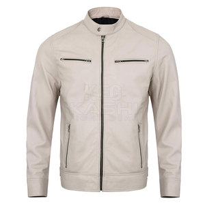 Cool Design <b>Biker</b> <b>Jacket</b> For Men Comfortable Fit With Soft Lining Safety Detail Reinforced Shoulder Perfect For Casual Style - Product Image 4