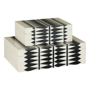 Caja de Almacenamiento de Joyas de Resina Geométrica Cuadrada Portátil de Moda, Diseño Simple de Cuero - Product Image 6