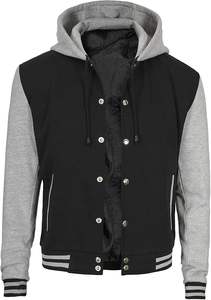 Sudadera con Capucha de Fabricante OEM, Chaqueta Varsity Tipo Bomber con Letras, Sublimación de Poliéster, Sudadera Colorida para Hombre - Product Image 4