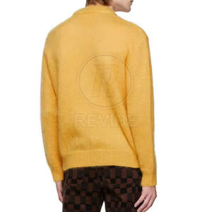 Suéter de Mohair Tejido de Invierno de Diseño Popular, Logotipo Personalizado, Tacto Suave y Ligero, Suministro OEM con Colores y Tallas Personalizadas - Product Image 3