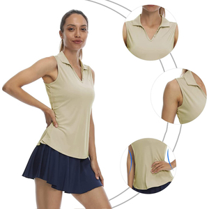 Camisetas de Polo de Golf Ajustadas Más Vendidas, Cómodas y Ajustadas para Entrenamiento, Gimnasio y Deportes al Aire Libre, Chalecos de Golf sin Mangas para Mujer - Product Image 6