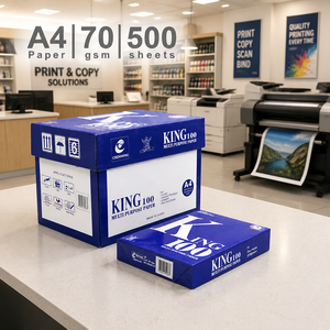 กระดาษถ่ายเอกสาร KING A4 80 แกรม 70 แกรม สีขาว ทนทาน ผลิตในประเทศไทย เพื่อประสิทธิภาพสูงสุด - Product Image 5