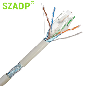 Cat6 <span class=keywords><strong>Cat5</strong></span> <span class=keywords><strong>SFTP</strong></span> 0.5 mét CCA đồng với tổng thể 96/128 AL bện vượt qua kiểm tra nhà máy cung cấp - Product Image 5