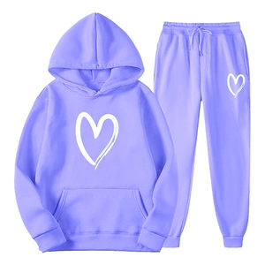 Venta al por mayor personalizar niños 2 piezas chándal conjuntos Sudadera con capucha y pantalones de chándal Jogger conjunto de ropa para niños - Product Image 5