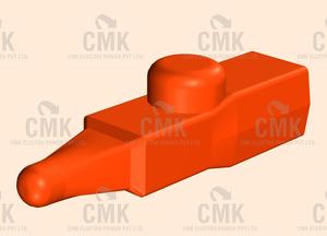 Kit d'extrémité pour système de barres omnibus DSL, marque CMK, boîtier d'extrémité de haute qualité en PVC rouge (extérieur) et acier inoxydable (intérieur), emballé en boîte, MOQ 50 pièces - Product Image 3