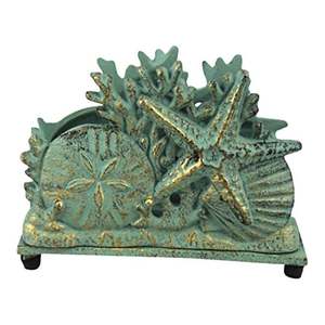 Anillo para Servilletas Mediterráneo con Forma de Estrella de Mar, Dólar de Arena y Coral, Decoración de Mesa - Product Image 6
