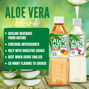 Bebida de aloe vera, piña pura, jugo de aloe y piña puro y exótico (500ml), producto superior OEM y etiqueta privada - Product Image 5