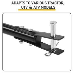 Spargitore Trainabile da 110 LBS con 10 Impostazioni Regolabili per Giardino e Prato, per Sementi e Fertilizzanti - Product Image 2