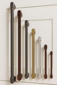 MODERN BRASS FURNITURE HANDLE KNOB DURABLE ANTIRUST EASY INSTALLATION DRESSER DRAWER <b>WARDROBE</b> CABINET PULLS HOME <b>HARDWARE</b> - Product Image 1