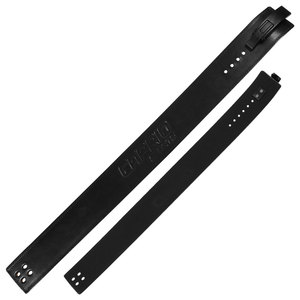 Ceinture de musculation classique noire professionnelle en cuir avec boucle à levier, ceinture de musculation robuste pour entraînement de force, marque privée OEM - Product Image 3