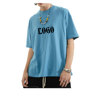 เสื้อยืดแขนยาวผู้ชายทรงหลวมสไตล์ทางการ ผ้าฝ้าย 100% ราคาขายส่ง ไซส์ใหญ่สำหรับผู้ใหญ่ - Product Image 2