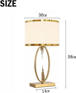 Lámpara de Mesa Moderna KS International de Hierro Dorado AC E26, Decorativa, Hecha a Mano, para Decoración del Hogar, Dormitorio y Sala de Estar, Navidad, Bodas - Product Image 3