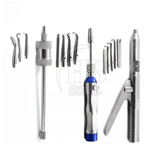 Kit de retrait de couronnes dentaires manuel en acier inoxydable, instruments chirurgicaux réutilisables, outils de précision pour clinique, ergonomiques - Product Image 2