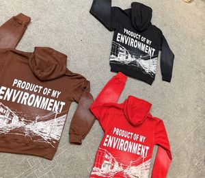 Nouvelle arrivée : sweat à capuche zippé en molleton de coton avec impression sérigraphique sur le devant et le dos, personnalisable pour homme, effet délavé soleil et strass. - Product Image 6