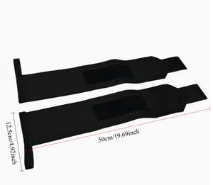 Ensemble de sangles de poignet personnalisées pour l'entraînement en salle de sport, la musculation, sangles de levage ajustables, design de soutien durable pour hommes et femmes - Product Image 2