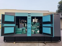 Générateur diesel MECCA MC525C 350KW/438KVA triphasé 60Hz, démarrage automatique/à distance, type ouvert silencieux, 110-480V, industriel et commercial