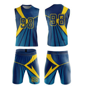 Conjunto de Uniforme de Fútbol 7v7 Sublimado Personalizado, Transpirable, de Secado Rápido, Jersey y Pantalones Cortos Deportivos para Equipo, Venta al Por Mayor - Product Image 5