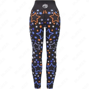 Blaze Ultimate Flexibility Design personnalisé Active Wear Yoga Leggings Stretch dans les quatre sens Respirant Taille élastique Style à motif solide - Product Image 3