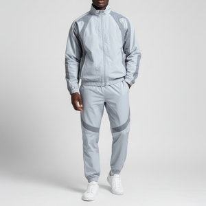 Ensemble de survêtement coupe-vent écologique pour homme, coupe classique, respirant et léger, personnalisable - Product Image 4