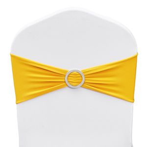 Fasce Elastiche in Spandex per Sedie con Fibbia, Coprisedie Elastici per Matrimoni e Ristoranti - Product Image 6