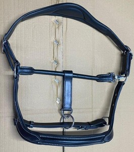 Harnais équestre anatomique en cuir de qualité supérieure avec nezier surélevé, cuir DD de qualité supérieure, accessoires en acier inoxydable - Product Image 1