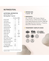 Café aux champignons Lion's Mane, boisson instantanée à base de plantes, mélange de café naturel à base de plantes