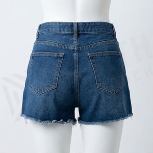 Summer Shorts Active Wear Cotton <b>Jogging</b> Distressed Acid Washed Women <b>Denim</b> Girls Premium Casual Outfit Trend Style_1 - Product Image 2