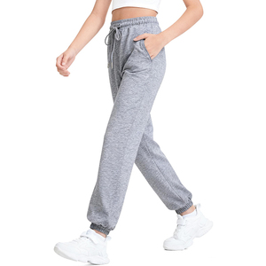 Pantalones deportivos de algodón y poliéster con cordón elástico en la cintura para niñas, ropa escolar de lana para niños. - Product Image 2