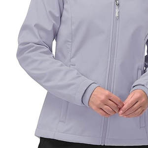Chaqueta Softshell para Mujer, Cortavientos, con Cremallera Completa, Capucha, Cálida, Ligera, Impermeable, Ideal para Senderismo y Uso Diario - Product Image 5