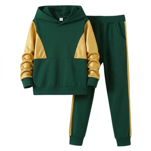 Conjunto Deportivo Casual de Primavera para Hombre, Sudadera con Capucha y Pantalones Jogger con Bloques de Color - Product Image 3
