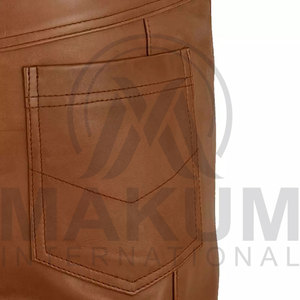 กางเกงหนังผู้ชายคุณภาพสูง ขายส่งราคาดีที่สุด รับสกรีนโลโก้ตามสั่ง - Product Image 5