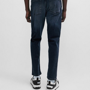 Men's Stretch Denim <b>Jeans</b> – Comfortable Slim Fit Cotton Casual Pants, Stylish Blue <b>Jeans</b> Denim men's pants - Product Image 2