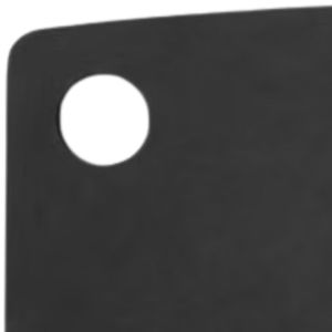 Planche à découper noire rectangulaire antidérapante avec trou de suspension pour la préparation de la viande, des légumes, des fruits et des aliments en cuisine - Product Image 4