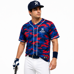 Ropa de Equipo Personalizada, Jersey de Béisbol para Hombre con Logotipo Personalizado, Jerseys de Softbol para Hombre, Camiseta de Béisbol, Nuevo Jersey de Béisbol OEM 2026 - Product Image 3