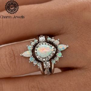 Charm_Jewells Rose <b>Gold</b> Plated Silver Moissanite Classic <b>Cocktail</b> <b>Ring</b> Flower Design Prong Setting IGI Certified Women's <b>Ring</b> - Product Image 6
