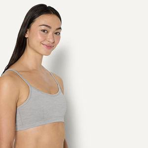 Soutien-gorge de sport à maintien élevé pour femme, sans couture, rembourré, sans armatures, dos nageur, respirant, séchage rapide, logo personnalisé, pour fitness et gym - Product Image 2