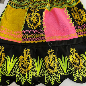 Fabrication professionnelle, vente en gros, nouvelle collection de jupes brodées, jupe de soirée taille haute, jupes brodées en coton de haute qualité - Product Image 6