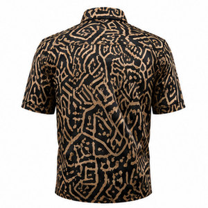 Camisa Premium para Hombre con Estampado Moderno, Diseño Digital Elegante y Cómoda Construcción en Mezcla de Algodón - Product Image 2