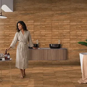 Azulejo de Pared de Cerámica Blanco Brillante de Lujo de 300x600, Estilo Minimalista para Oficinas Corporativas Modernas y Proyectos de Interiores Comerciales - Product Image 4