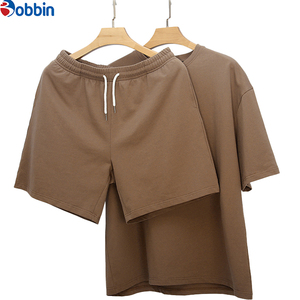 Comfortable Outfit Unisex Men's Oversized T-Shirt <b>Sets</b> Solid TShirt Jogger <b>Set</b> High Street Summer Breathable Customized Men <b>Sets</b> - Product Image 2