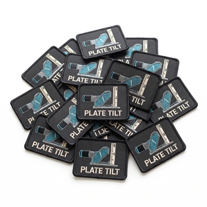 Parches bordados rectangulares personalizados al por mayor, insignias de topógrafo a granel del fabricante - Product Image 1