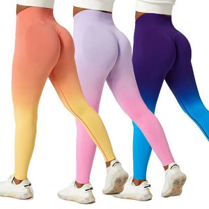 High Compression Seamless Yoga Pants – <b>Plus</b> <b>Size</b> High Waist Colorful Gym <b>Leggings</b> Women's Sportswear Wholesale - Product Image 3