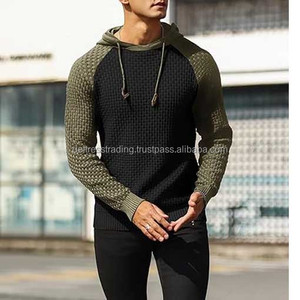 En relieve cómodo hombres capucha diseños básicos algodón mezclado sudaderas con capucha hombres sudaderas con capucha personalizadas sudadera de los hombres - Product Image 5