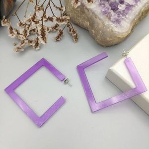 Custom Resin <b>Earrings</b> Handmade Fashion Jewelry Colorful Lightweight <b>Earrings</b> for Women Girls Casual Wear Party Wedding - Product Image 2