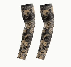 Mangas de Seda Helada de Manga Larga para Hombre UPF50+ Protección Solar Sólida Refrescante para Deportes al Aire Libre Todas las Estaciones - Product Image 6